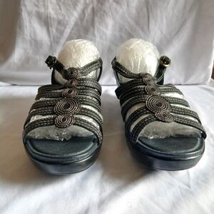 Dansko Comfort Slingback Wedge Sandals Size 38